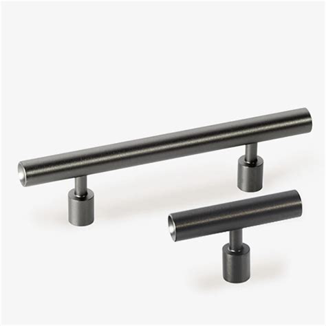 semihandmade cabinet pulls lewis dolin black stainless steel|Round Bar Pulls by Lew's Hardware .